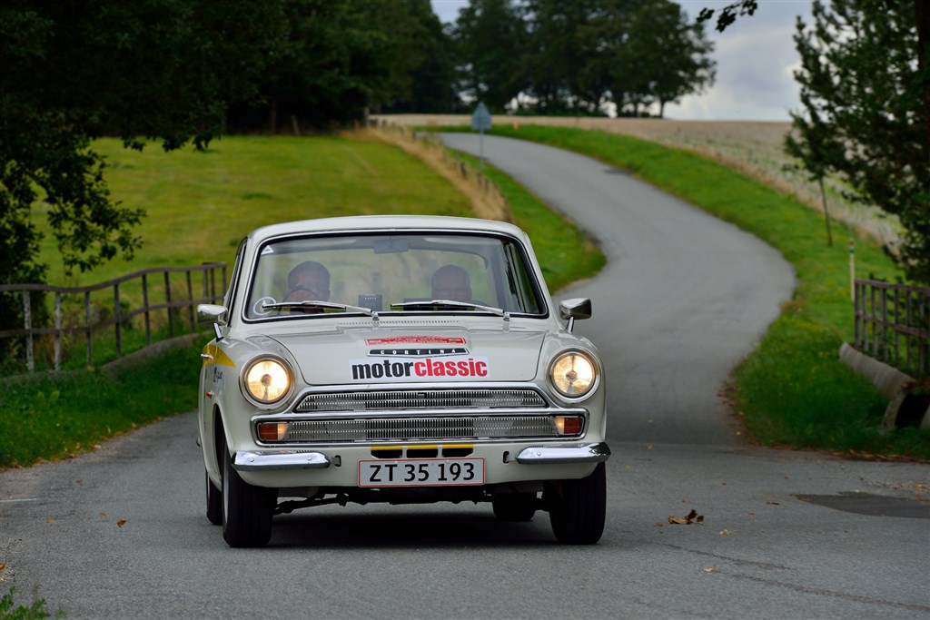 Oresund Rally er ikke kun for sportsvogne. Almindelige biler som Ford Cortina er blandt de typiske deltagere
(Foto: Michael Eisenberg)